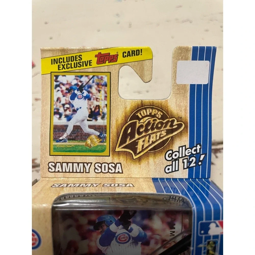 Sammy Sosa 1999 Topps Chicago Cubs Action Flats Baseball Card/Figure Vintage Ma